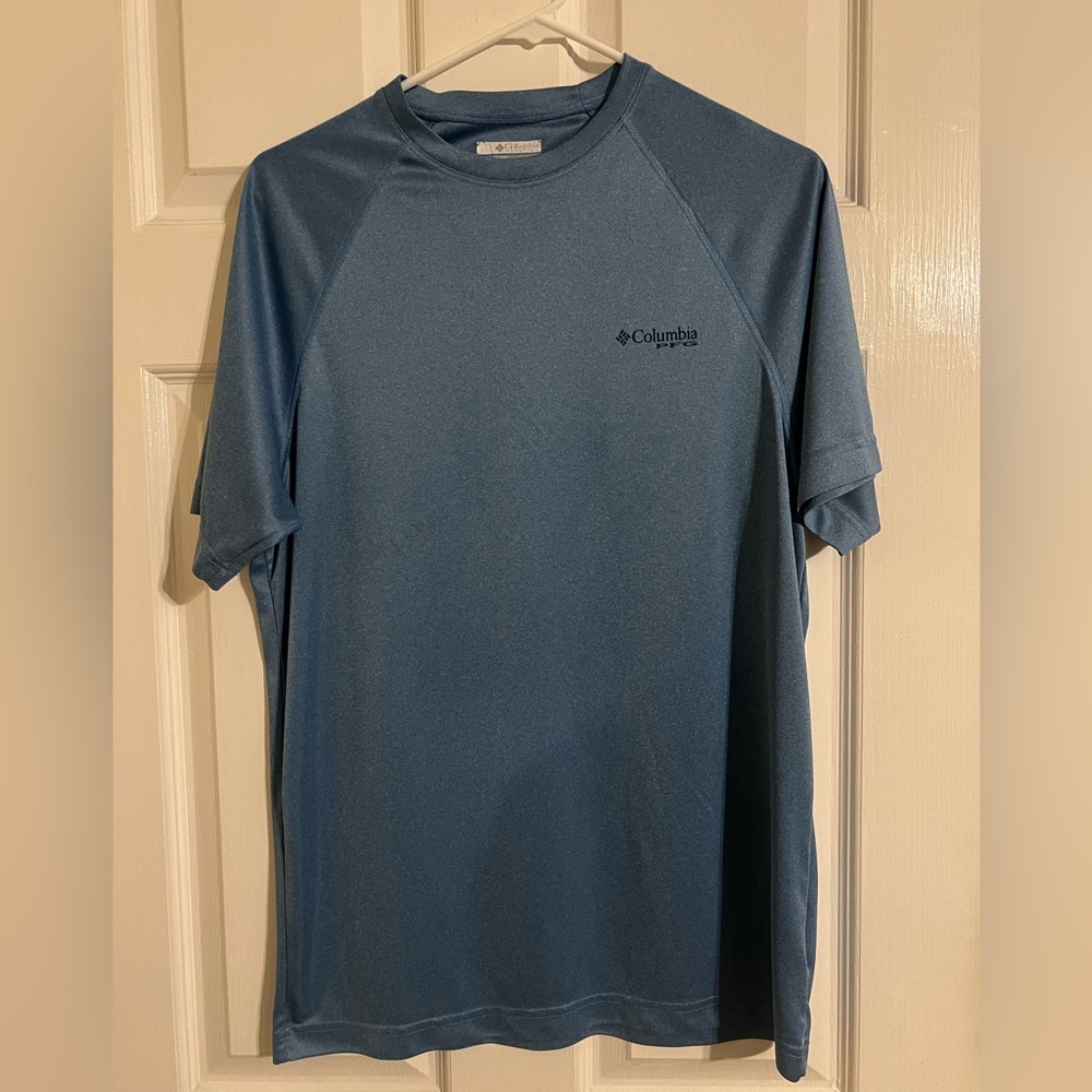 Columbia Men's Short Sleeve Blue Tee
